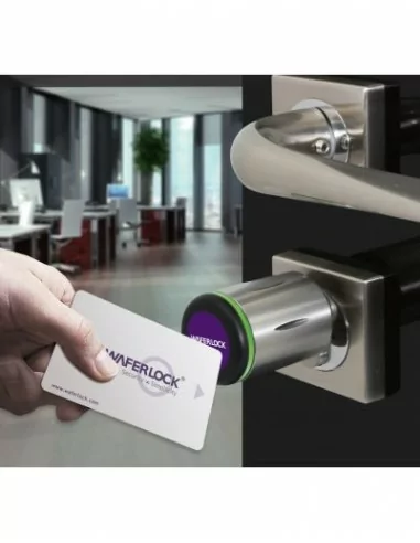 Cylindre à bouton électronique 30x30mm - Cylindre connecté, bluetooth, 60mm - WAFERLOCK Cylindre à bouton électronique 30x30mm - Cylindre connecté, bluetooth, 60mm - WAFERLOCK