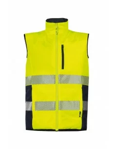 Bodywarmer Haute Visibilité Jaune - T2S