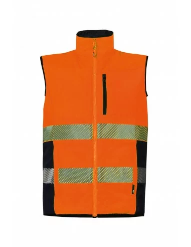 Bodywarmer Haute Visibilité Orange - T2S