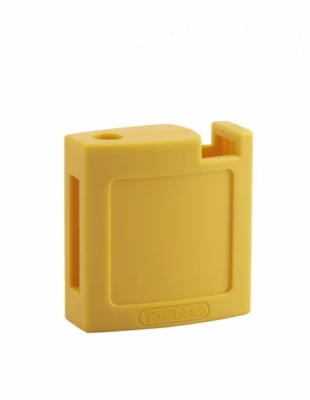 Ensemble coque abs av + ar jaune pour cadenas m3 - 40 mm