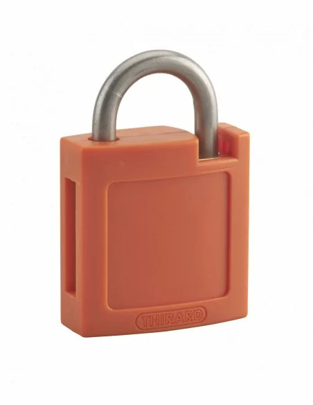 Ensemble coque abs av + ar orange pour cadenas m3 - 40 mm