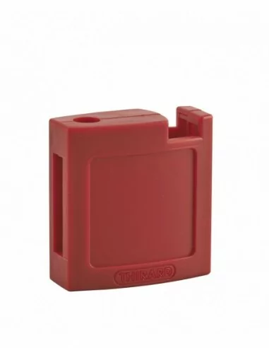 Ensemble coque abs av + ar rouge pour cadenas m3 - 40 mm