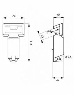 Verrouillage ajustable pour disjoncteur à bascule - THIRARD 2