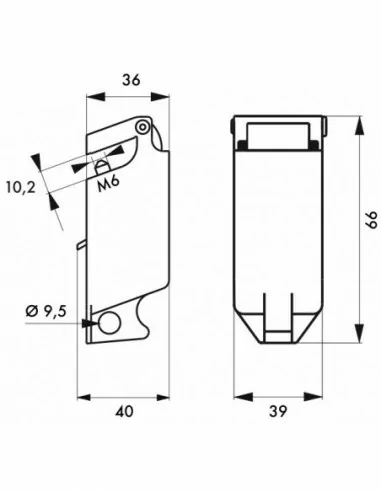 Verrouillage ajustable pour disjoncteur à levier - THIRARD Verrouillage ajustable pour disjoncteur à levier - THIRARD
