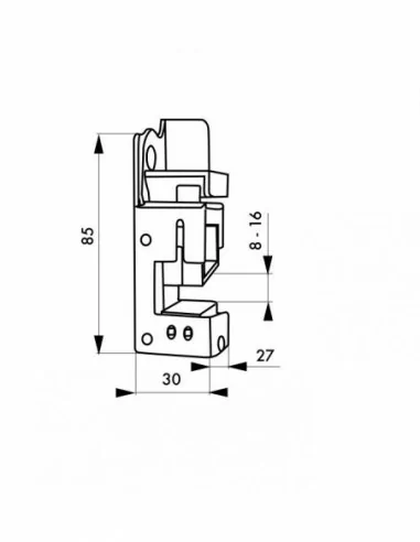 Verrouillage disjoncteur à levier large - THIRARD Verrouillage disjoncteur à levier large - THIRARD