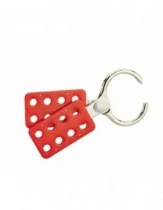 Mâchoire aluminium isolé Ø intérieur 39 mm pour 8 cadenas