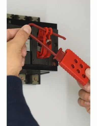 Moraillon en nylon pour 6 cadenas - THIRARD Moraillon en nylon pour 6 cadenas - THIRARD