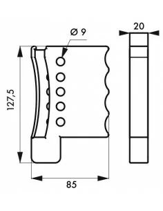 Câble de consignation ajustable Ø 3 mm longueur 0,60 m - THIRARD 2