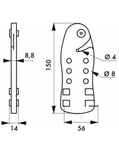 Câble de consignation ajustable Ø 5 mm longueur 2,00 m - THIRARD Câble de consignation ajustable Ø 5 mm longueur 2,00 m - THIRARD