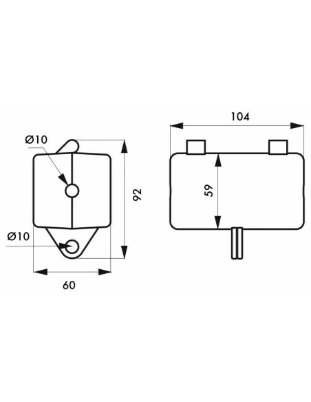 Consignation pour prise 220v, verrouillage par 1 cadenas