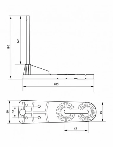 Bras pour consignation universelle pour vanne - THIRARD Bras pour consignation universelle pour vanne - THIRARD