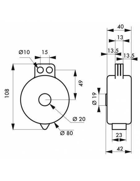 Consignation de vanne Ø 25 / 63 mm