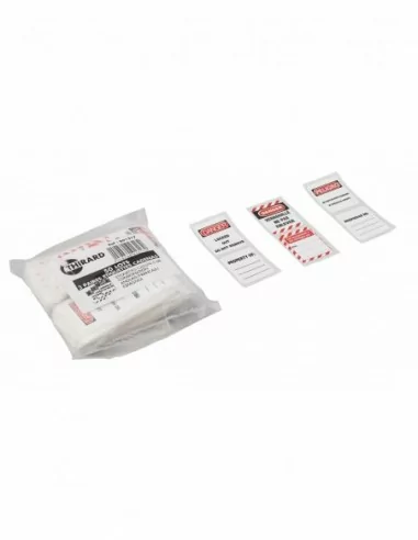 Lot d'étiquettes pour 50 cadenas FR/GB/ES - THIRARD