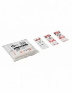 Lot d'étiquettes pour 50 cadenas gb/ro/hu