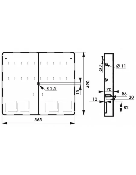 Armoire sans porte 20 cadenas