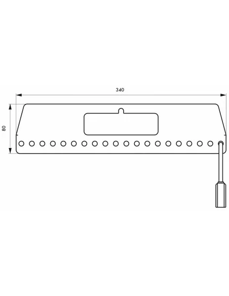 Ratelier pour 20 cadenas - THIRARD