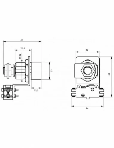 Barillet contacteur filetée COBRA M - 3 clés - THIRARD Barillet contacteur filetée COBRA M - 3 clés - THIRARD
