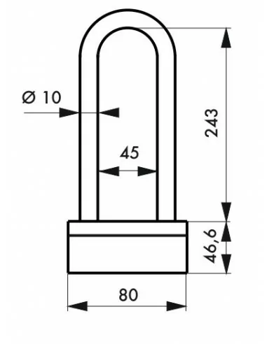 Antivol anse acier cémenté gainée Ø 10 larg: 70 mm, haut : 300 mm Antivol anse acier cémenté gainée Ø 10 larg: 70 mm, haut : 300 mm