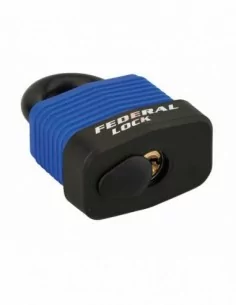 Cadenas à clé BUMPER 45 mm bleu 2