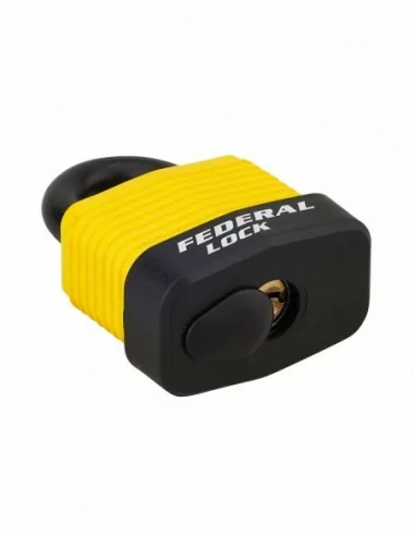 Cadenas à clé BUMPER 45 mm jaune Cadenas à clé BUMPER 45 mm jaune