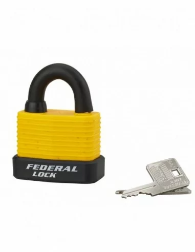 Cadenas à clé BUMPER 54 mm jaune