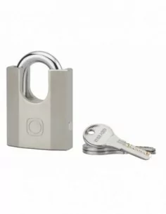 Cadenas à clé OCTO-P 60mm anse protégée acier 3 clés 2