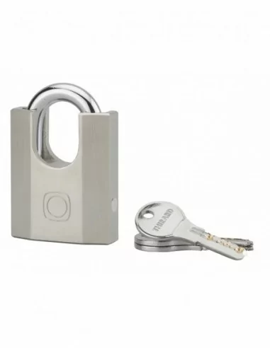 Cadenas à clé OCTO-P 60mm anse protégée acier 3 clés Cadenas à clé OCTO-P 60mm anse protégée acier 3 clés