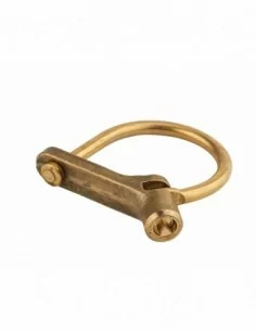 Cadenas d'artillerie 629 c gm à talon coudé anse laiton triangle 5 mm - THIRARD 2