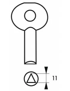 Clé triangle 11 mm - THIRARD 2