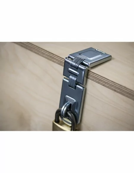 Verrou porte-cadenas zingue 150mm