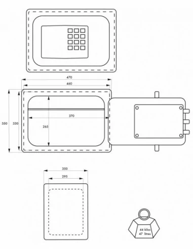 Coffre-fort RAMBURES 3 - 5 pênes Coffre-fort RAMBURES 3 - 5 pênes