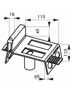 Sabot à€ sceller avec glissère réglage 2