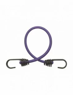 Lot de 2 sandows Ø8mm x 45cm à crochet - violet 2