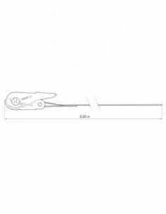 Sangle à cliquet largeur 25mm x 5,00m 2