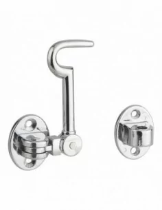 Crochet chromé 100 mm 2