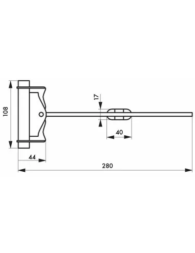 Ferme-porte à barillet Ferme-porte à barillet