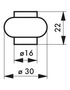 Butoir de sol Ø 30 mm 2