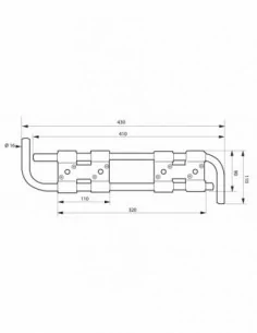 Double barre de securite pour volets 2