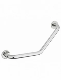 Barre de maintien angle 135° Ø32mm l.350mm - inox poli