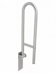 Barre de maintien rabattable Ø32mm l.700mm - inox poli 2