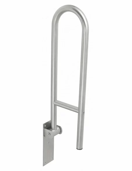 Barre de maintien rabattable Ø32mm l.700mm - inox poli