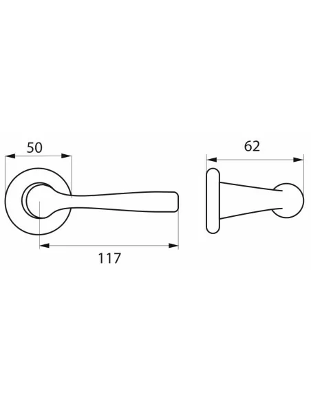 Béquille double lunar aspect inox f9