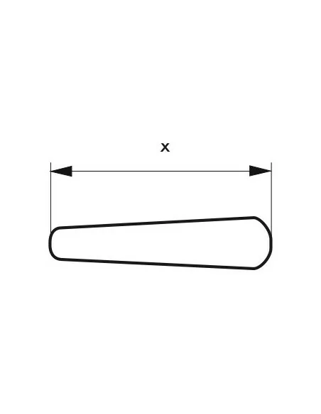 Béquille double pour serrure de portail