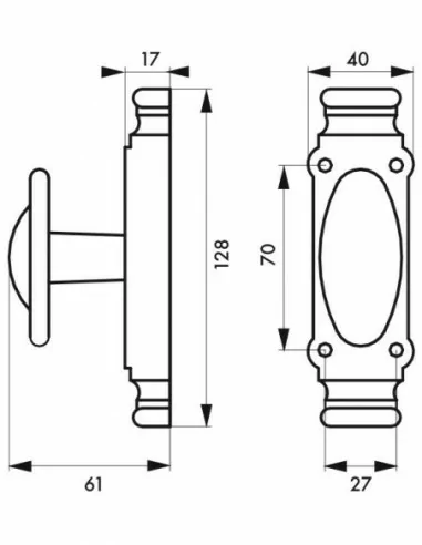 Accessoires pour cremone, guide + chapiteaux + gâches Accessoires pour cremone, guide + chapiteaux + gâches