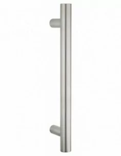 Paire de poignées tirage inox d 30 de porte battante - ht 400mm