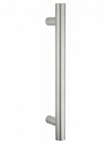 Paire de poignées tirage inox d 30 de porte battante - ht 400mm