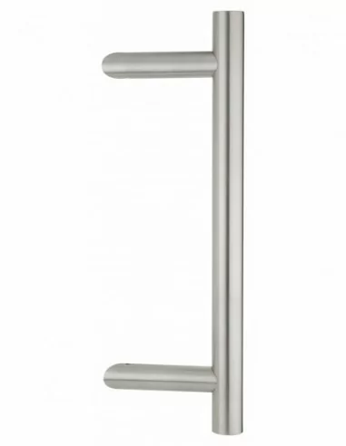 Paire de poignées tirage inox d 30 de porte battante - ht 400mm