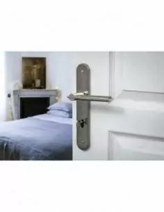 Poignée de porte Gaia trou de clé, l 2