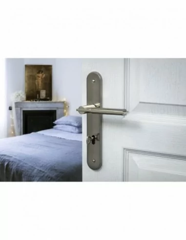 Poignée de porte Gaia trou de clé, l Poignée de porte Gaia trou de clé, l