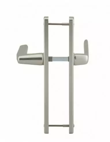 Poignée de porte Picardie champagne trou de cylindre saillie réduite Poignée de porte Picardie champagne trou de cylindre saillie réduite